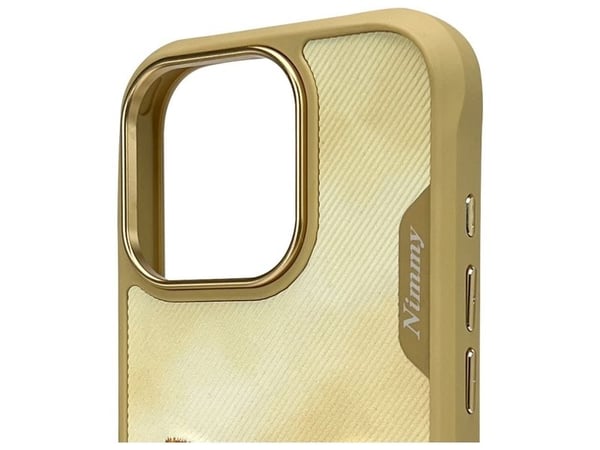 Nimmy Apple iPhone 16 Pro 6.3" dėklas telefonui haki spalvos Big Eyed Pet 2.0 Cat Isosilmäinen lemmikki 2.0 Cat