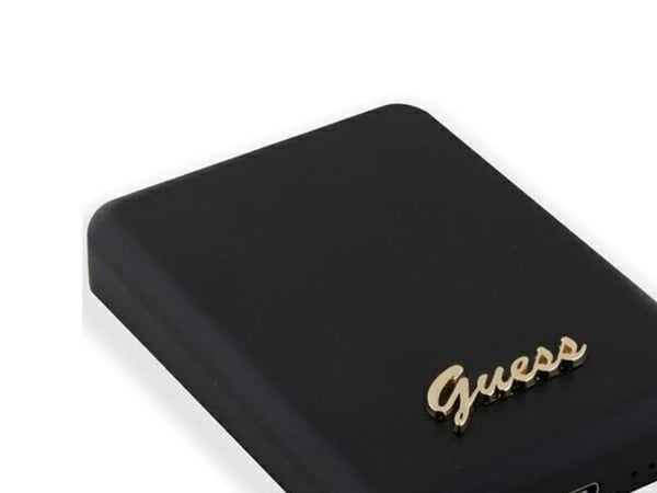 Powerbank Guess Metal Script Logo 5000 mAh svart
