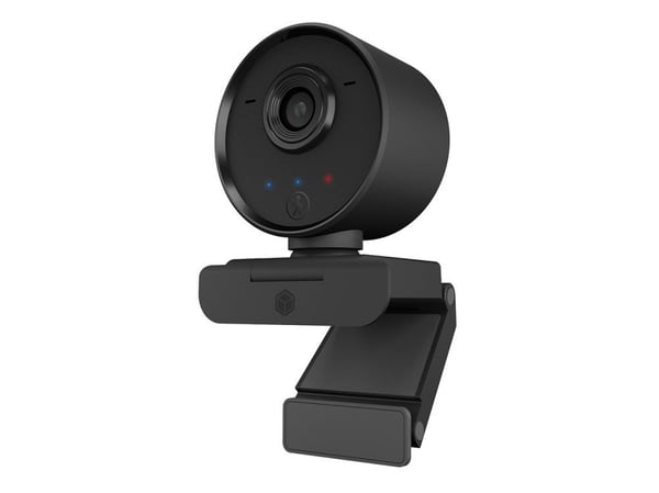 ICY BOX Webcam Full-HD musta 1920x1080,USB2.0,kaukosäätimellä varustettuna
