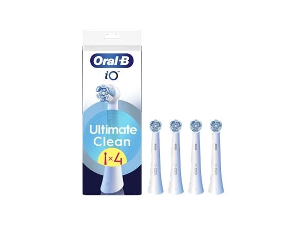 Oral-B iO UltimateClean børstehoder CWF-4, hvite, 4-pk