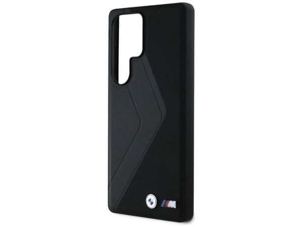 Deklas BMW Leather Oversized Stripes MagSafe till Samsung Galaxy S25 Ultra (svart)