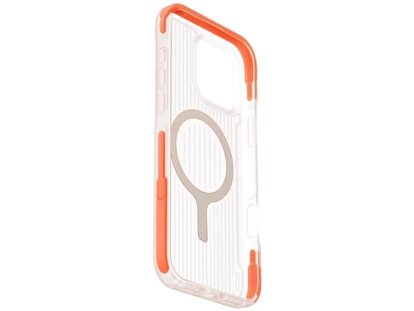 Oranssi Uniq Combat Active Magclick -latauskotelo iPhone 16 Pro Maxille - Oranssi