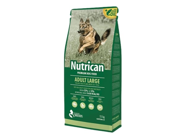 Nutrican Vuxen Stor 15kg - Bäst före datum 1/1-2025