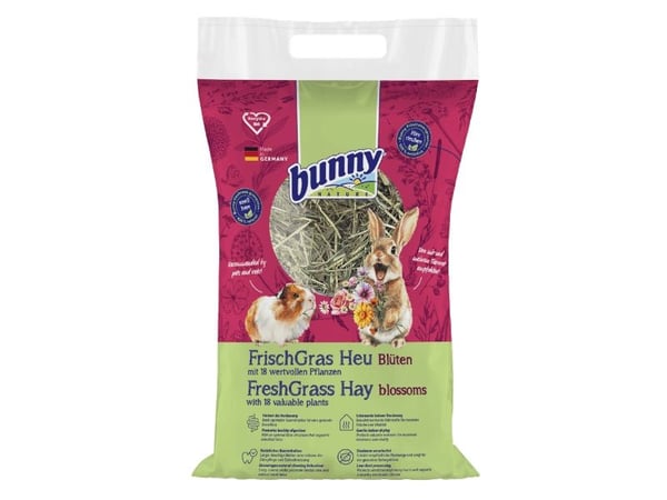 Bunny Nature FreshGrass Heinä - kukkien kanssa (500g)