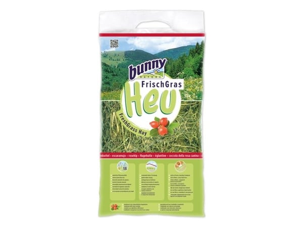 Bunny Nature FreshGrass Hø - med hyben (500g)