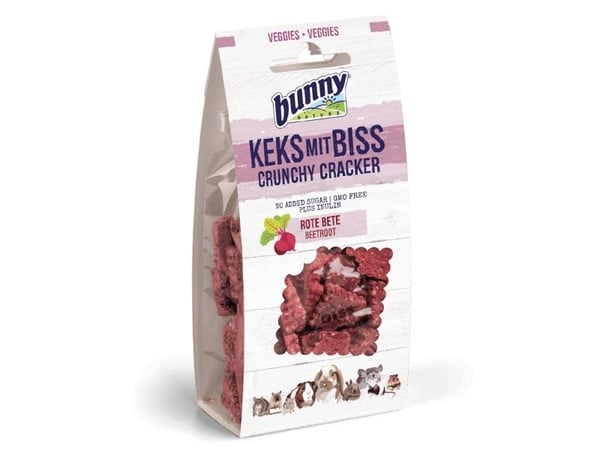 Bunny Nature Cruncy Crackers - med rødbede (50 g)