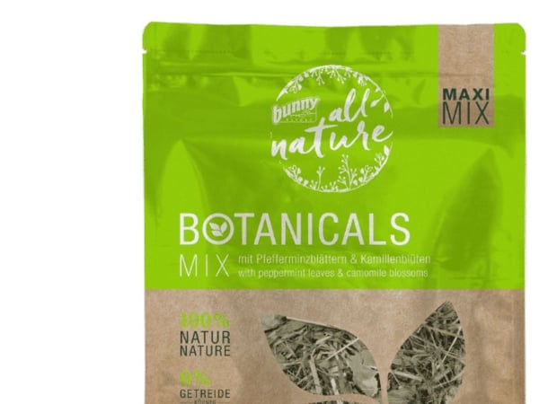 Botanicals Maxi Mix med pebermynteblade og kamilleblomster (400g)