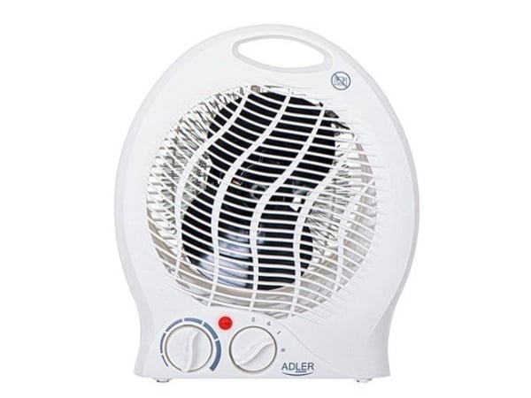 Adler AD 7728 Viftedrevet elektrisk romvarmer, Keramisk, 45°, 24 timer, 1,35 m, Innendørs