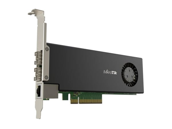 MikroTik CCR2004-1G-2XS-PCIe nettverkskort 2x 25G SFP28, 1x Gigabit Ethernet