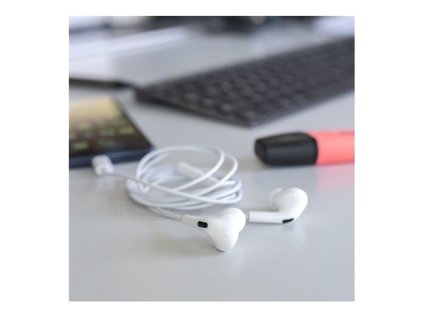 4smarts Melody Digital Basic - Hörlurar med mikrofon - inuti örat - kabelansluten - USB-C - vit
