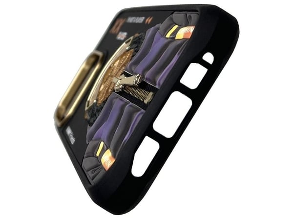 Nimmy Apple iPhone 16 Pro 6,3" dėklas telefonui juodos spalvos Cool&Cute 2.0 Monkey