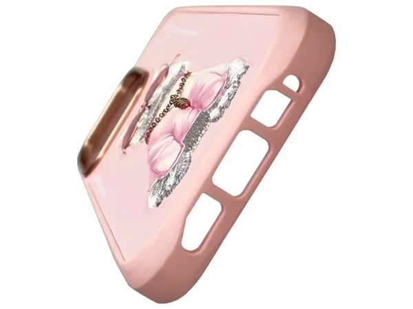 Nimmy Apple iPhone 16 Pro 6.3" kotelo puhelimen vaaleanpunainen Lasit Cool Cat