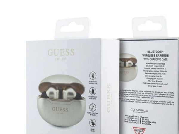 Guess - Ægte trådløse øretelefoner med mik. - Bluetooth