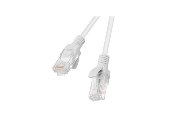 Lanberg - Koblingskabel - RJ-45 (hann) til RJ-45 (hann) - 1.5 m - UTP - CAT 6 - formstøpt, uten hindringer, flertrådet - grå, RAL 7035 (en pakke 10)