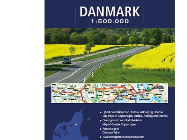 Tanskan kartta 1:500 000