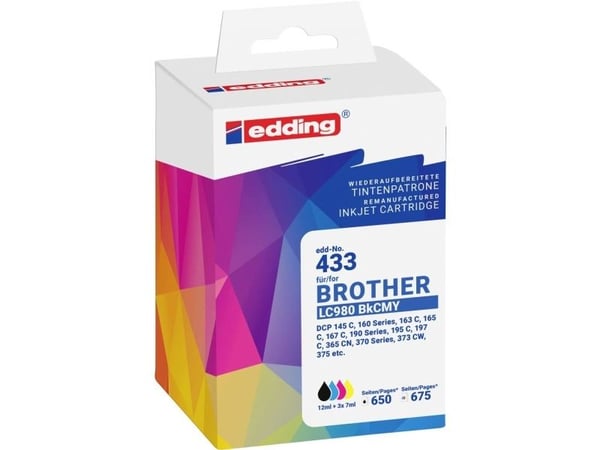 Edding EDD-433, 14 ml, 9 ml, 4 kpl, Monipakkaus