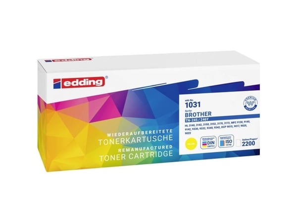 Edding EDD-1031, 2200 sivua, Keltainen, 1 kpl