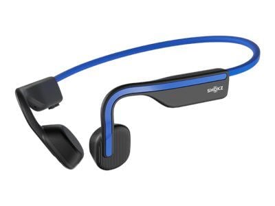 SHOKZ OpenMove - Hodetelefoner med mikrofon - åpent øre - bak-nakken-montering - Bluetooth - trådløs - blå