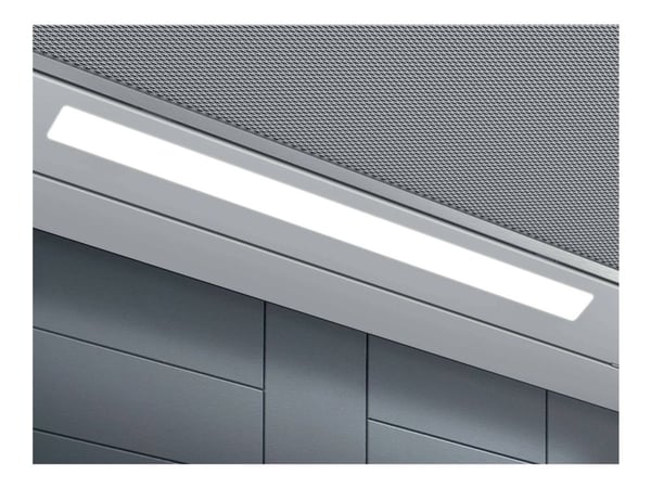 Electrolux LFP416X - Panser - teleskopisk - bredde: 59.8 cm - dybde: 30 cm - ekstraksjon og resirkulasjon (-) - grå