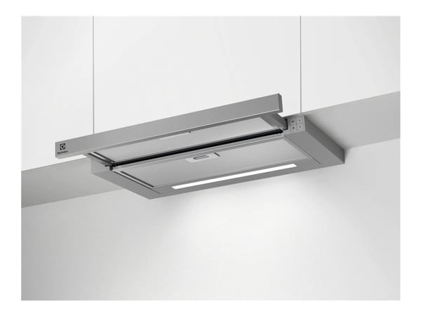 Electrolux LFP416X - Panser - teleskopisk - bredde: 59.8 cm - dybde: 30 cm - ekstraksjon og resirkulasjon (-) - grå