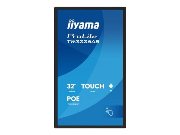 iiyama ProLite TW3226AS-B3P panel-PC med pekskärm, 31,5 tum, Full HD, 60 Hz, VA