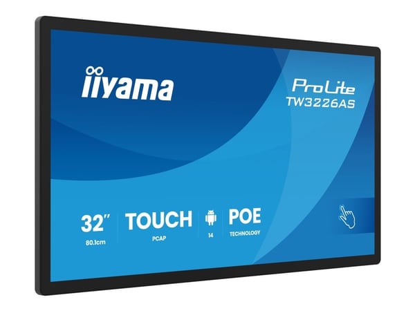 iiyama ProLite TW3226AS-B3P panel-PC med pekskärm, 31,5 tum, Full HD, 60 Hz, VA
