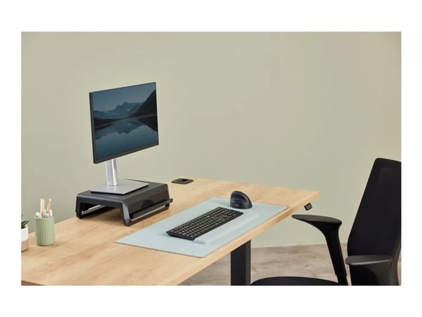 Fellowes 100143580, Oikeakätinen, Vaakasuuntainen muotoilu, Optinen, Bluetooth + USB Type-C, 2400 DPI, musta