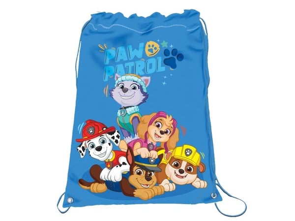 PAW PATROL  Gym bag with safety strings and break-away buckle, 210D polyester, 35 x 45 cm