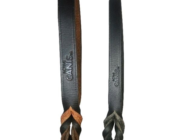 Active Canis Leather Leash (pcp hook) 0,6 x 180 black