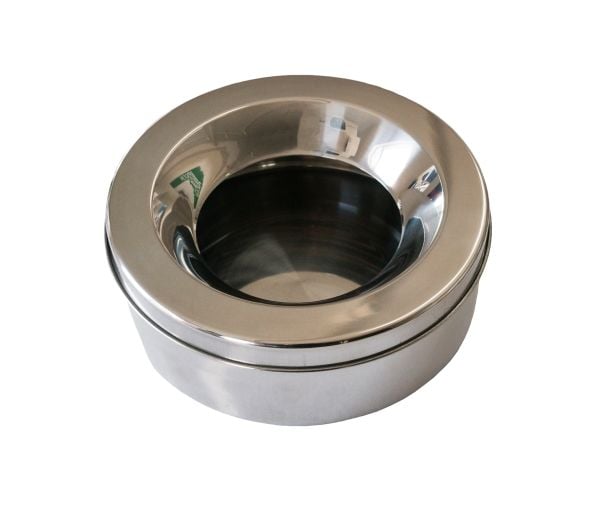 Nonsplash skål i metall 1,2 l