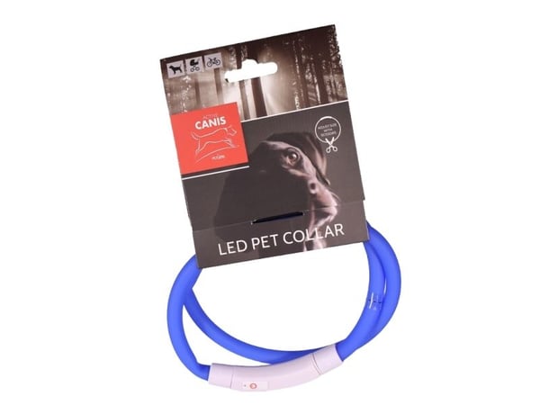 Active Canis USB LED Collar Blue
