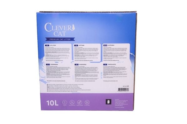 Clever Cat kattsand Lavendel 10 L