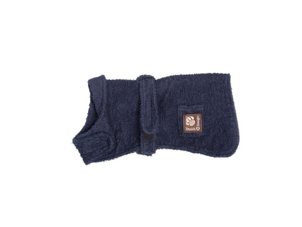 Dog Bath Robe Navy 60 cm