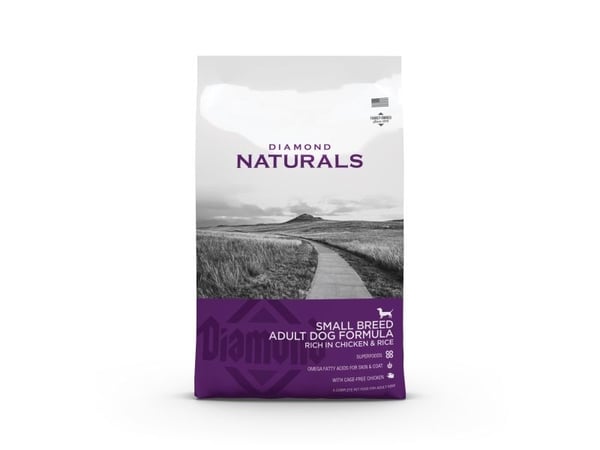 Diamond Naturals Small Breed Adult Hundefôr kylling & ris 15 kg