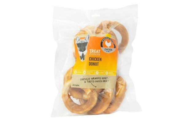 Kylling donut 9 cm, 8-pak 350 g