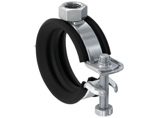 Fischer 562344, Putkenkiinnitin, Terästä, Musta, 31 - 37 mm, 2,54 cm (1"), EPDM-kumi, Styreenibutadieeni (SBR), Sinkittyä terästä, 0,7 kN