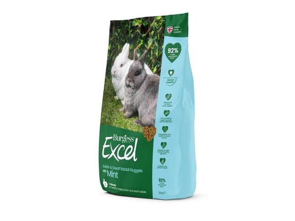 Burgess Rabbit Excel Junior & Dwarf 10 kg.