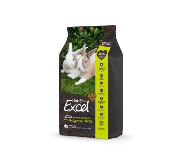 Burgess Adult kanin Natures Blend 1,5 kg