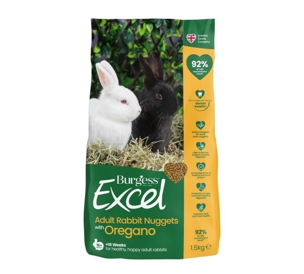 Burgess Excel Rabbit Adult Oregano 1,5 kg
