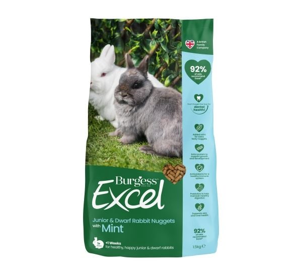 Burgess Excel Rabbit Junior & Dwarf 1,5 kg