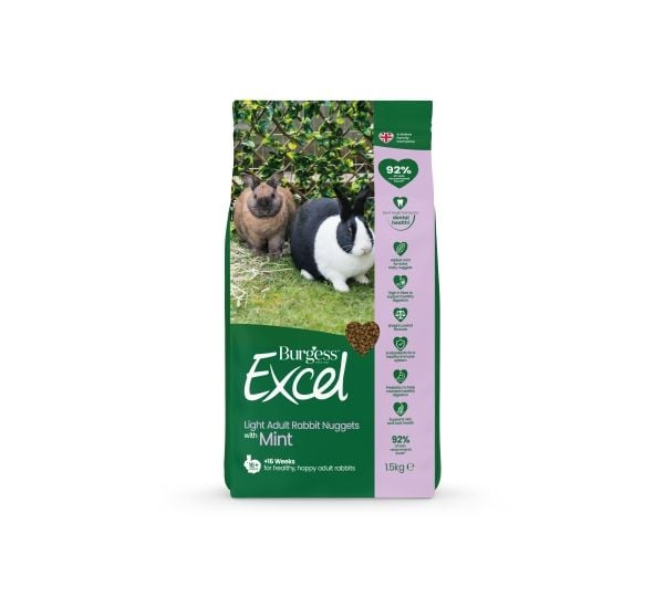 Burgess Excel Light Rabbit med Minttu 1,5kg