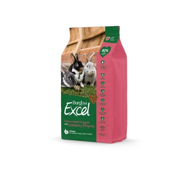 Burgess Excel Rabbit Mature Cranberry & Thyme 1,5 kg