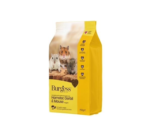 Hamster gerbil & mouse 750 g
