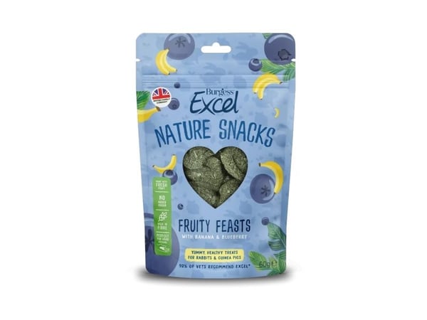 Burgess Excel Natures Snack Fruit Feasts 60 g