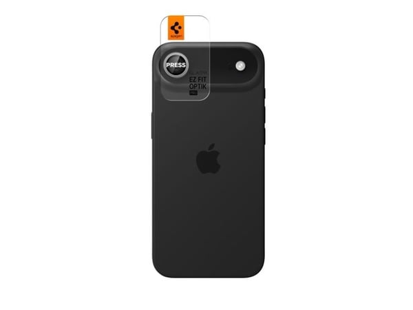 Spigen Glas.tR EZ Fit Optik Pro, Apple, iPhone Air, Sølv, 2 stykker