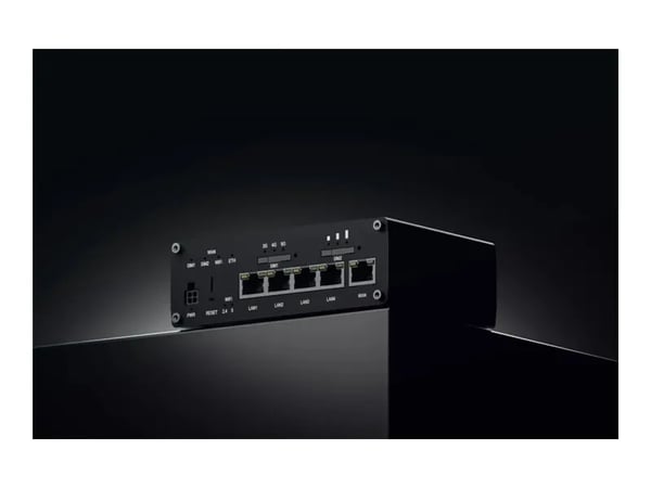 Teltonika RUTM54 - Trådløs ruter - WWAN 4-portssvitsj - 1GbE, PPP Dobbeltbånd - 5G, 4G, 3G