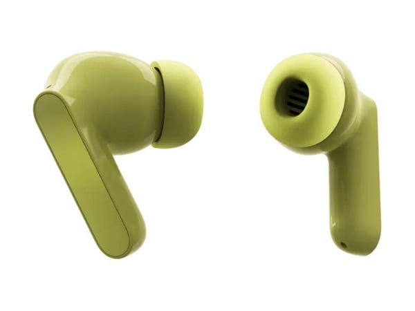 Motorola Moto Buds - True wireless-hodetelefoner med mikrofon - i øret - Bluetooth - aktiv støydemping - kiwigrønn