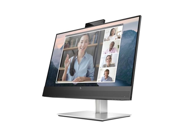 HP E24mv G4 Conferencing Monitor - E-Series - LED-skjerm - 24" - 1920 x 1080 Full HD (1080p) @ 60 Hz - IPS - 250 cd/m² - 1000:1 - 5 ms - HDMI, VGA,...