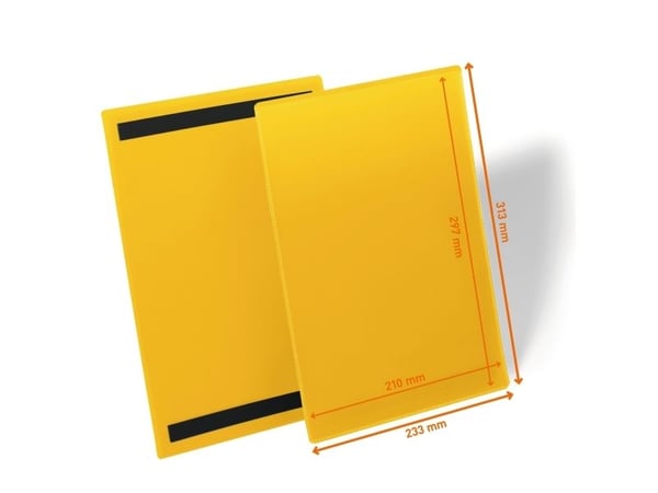 Durable 174404, Gult, A4, 223 mm, 313 mm, 50 stykker