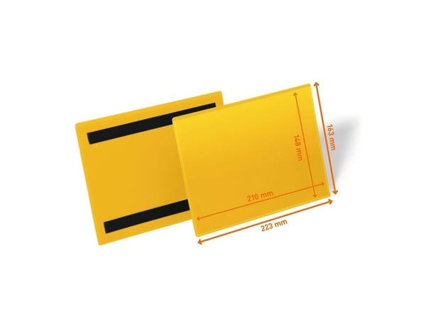 Durable 174304, Gult, A5, 223 mm, 163 mm, 50 stykker